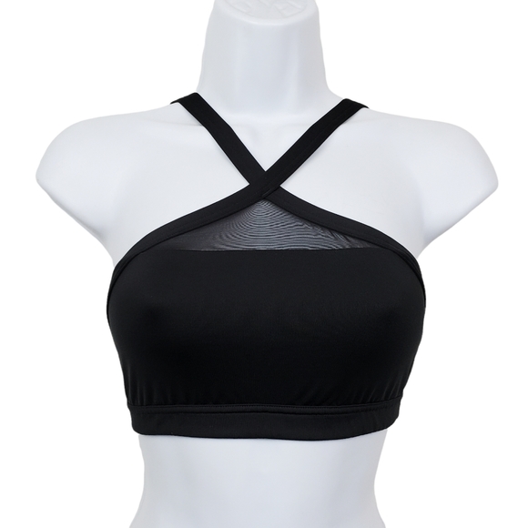Victoria's Secret Other - Victoria's Secret Black Mesh Inset Sports Bra Size XS